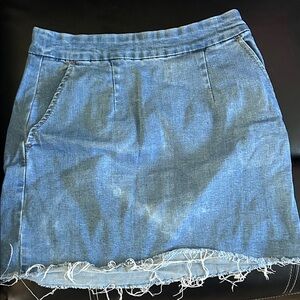Forever 21 Blue Denim Mini Skirt